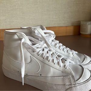 All white blazers